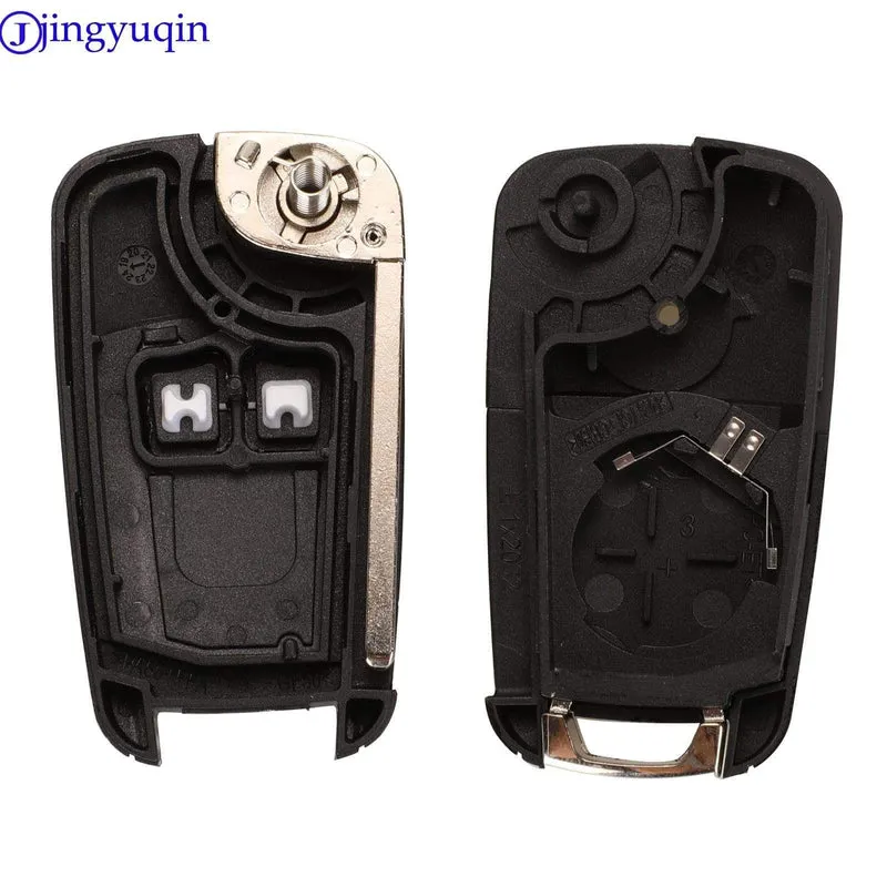 Flip Folding Remote Auto Schlüsselschale für Chevrolet Cruze Epica Lova Camaro Impala 2 3 4 5 Taste HU100 Klinge