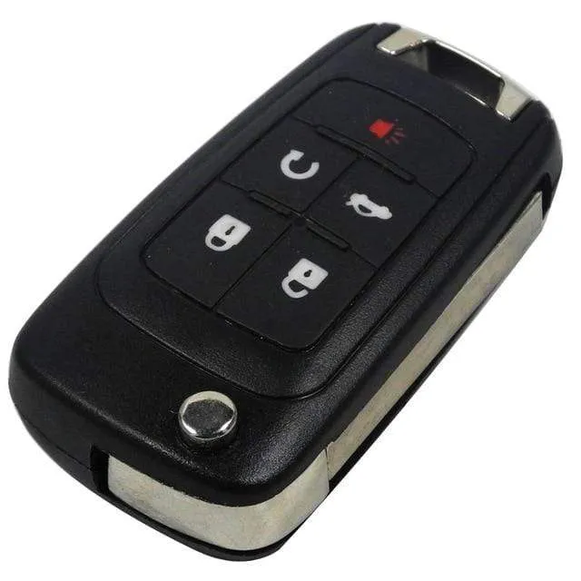 Flip Folding Remote Auto Schlüsselschale für Chevrolet Cruze Epica Lova Camaro Impala 2 3 4 5 Taste HU100 Klinge