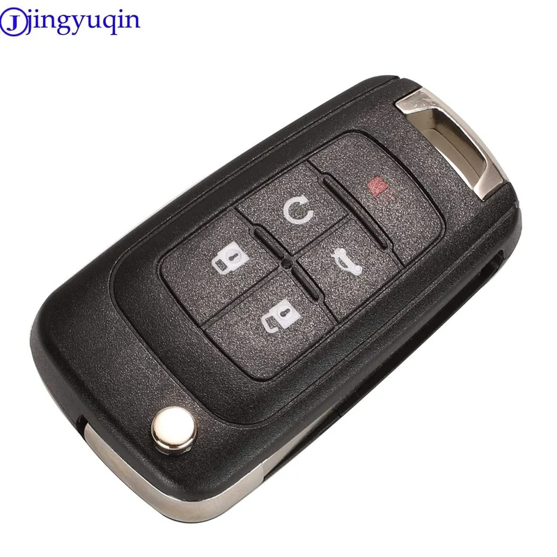 Flip Folding Remote Auto Schlüsselschale für Chevrolet Cruze Epica Lova Camaro Impala 2 3 4 5 Taste HU100 Klinge