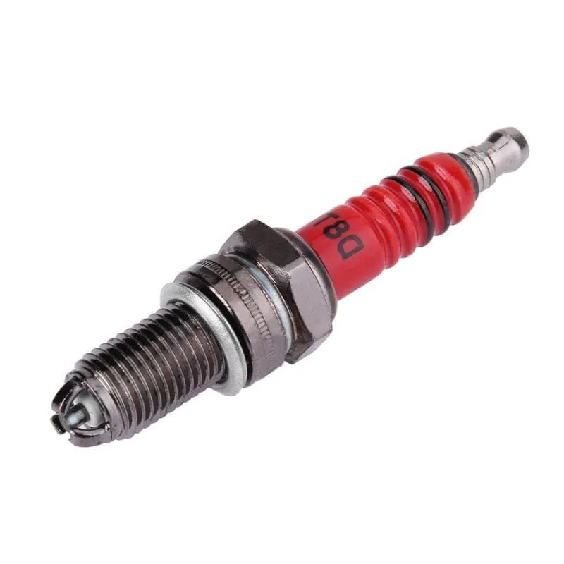 Leistung 3-Elektroden-Motorrad-Zündkerze für Honda Yamaha Yamaha D8EA D8RC DR8EA D7EA T2197 12mm Durchmesser