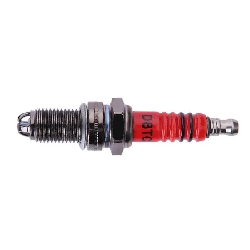 Leistung 3-Elektroden-Motorrad-Zündkerze für Honda Yamaha Yamaha D8EA D8RC DR8EA D7EA T2197 12mm Durchmesser