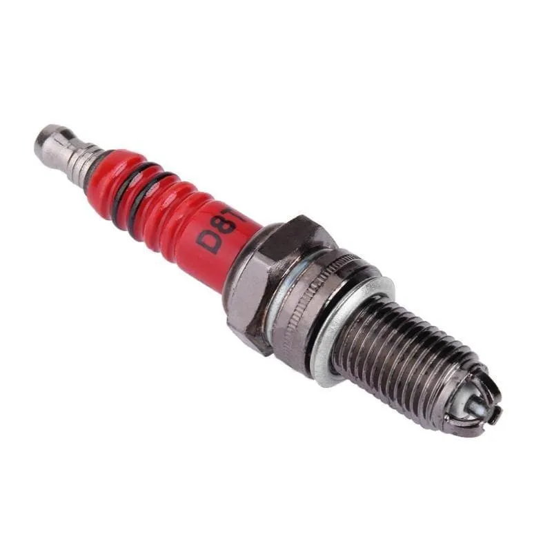 Leistung 3-Elektroden-Motorrad-Zündkerze für Honda Yamaha Yamaha D8EA D8RC DR8EA D7EA T2197 12mm Durchmesser