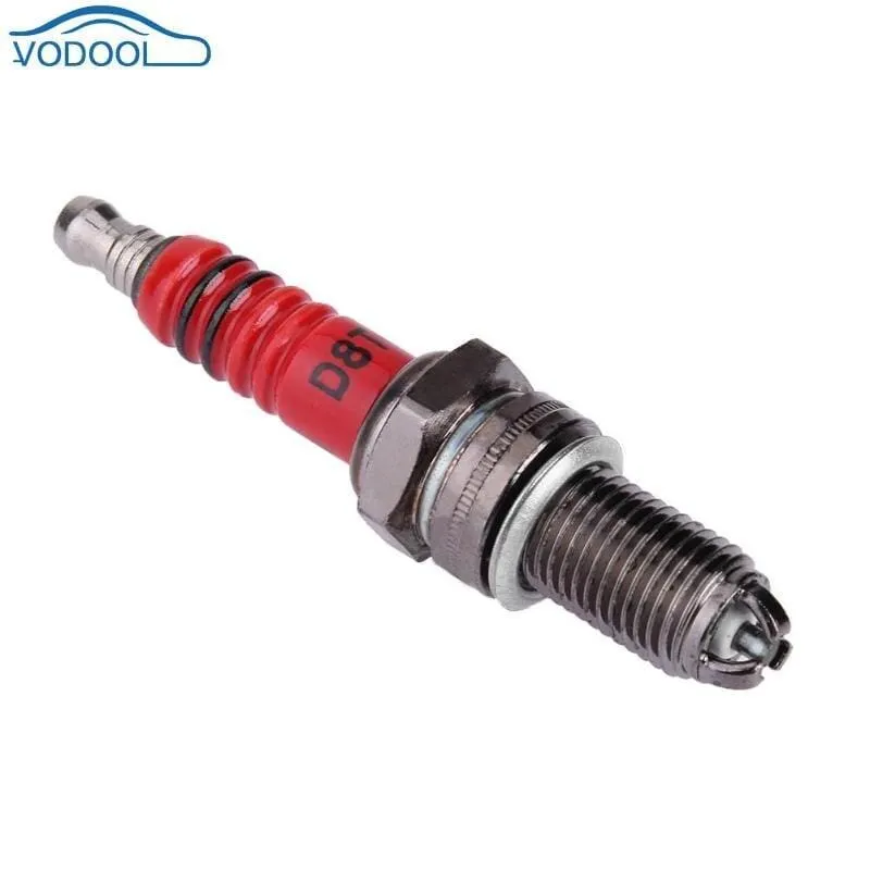Leistung 3-Elektroden-Motorrad-Zündkerze für Honda Yamaha Yamaha D8EA D8RC DR8EA D7EA T2197 12mm Durchmesser