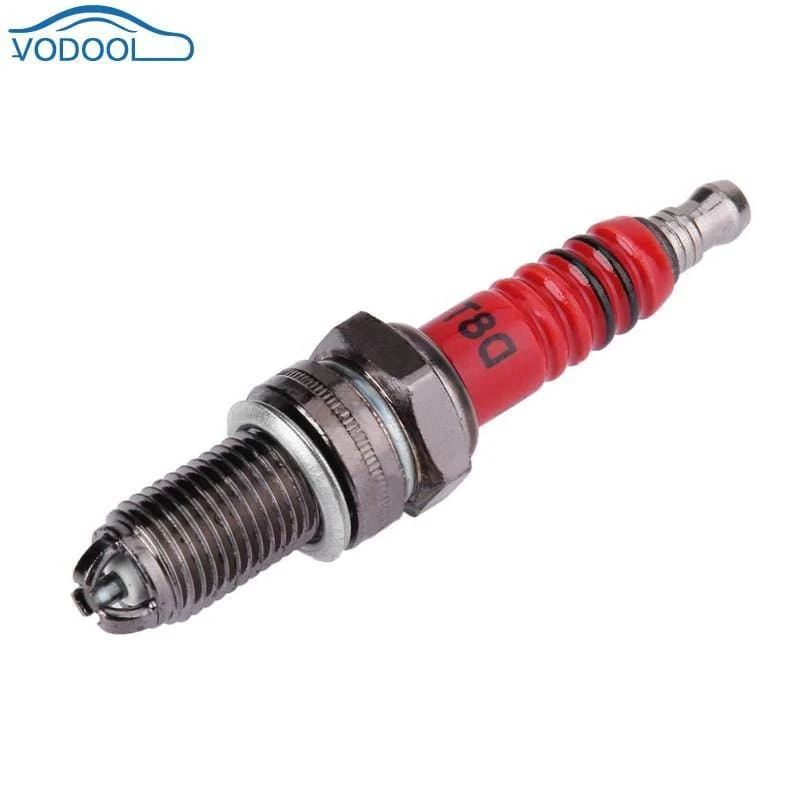 Leistung 3-Elektroden-Motorrad-Zündkerze für Honda Yamaha Yamaha D8EA D8RC DR8EA D7EA T2197 12mm Durchmesser
