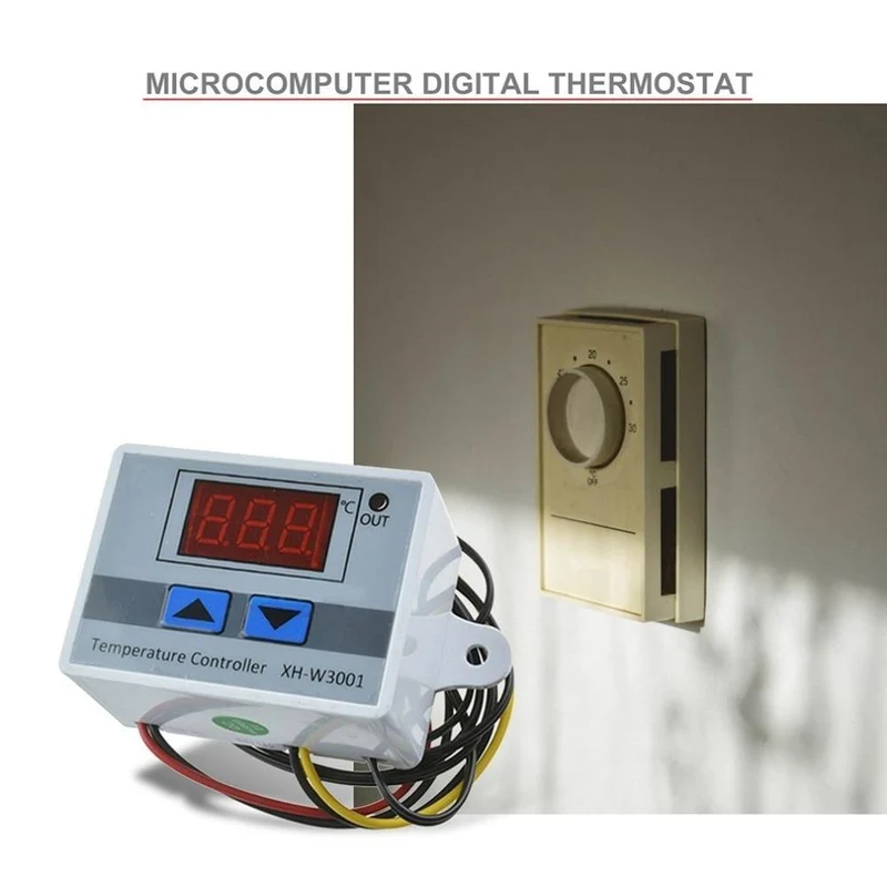 Xh-W3001 Digitaler Thermostat-Temperaturschalter, Mikrocomputer-Temperaturregler, Temperaturregelungsschalter