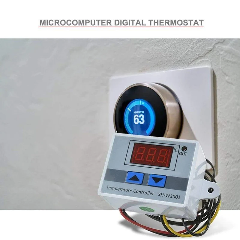 Xh-W3001 Digitaler Thermostat-Temperaturschalter, Mikrocomputer-Temperaturregler, Temperaturregelungsschalter