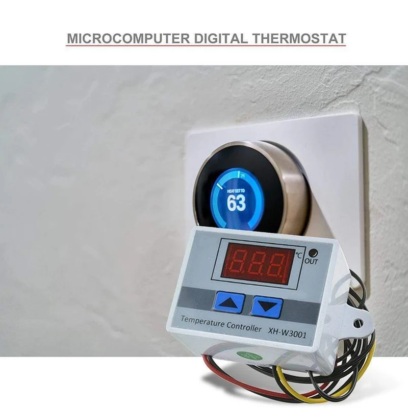 Xh-W3001 Digitaler Thermostat-Temperaturschalter, Mikrocomputer-Temperaturregler, Temperaturregelungsschalter