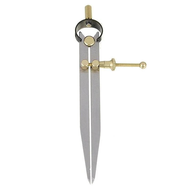 4 "/ 6" DIY Wing Divider Leder Craft Rotating Scratch Leathercraft Möbelkompasse DIY Nähen handgefertigte Werkzeuge
