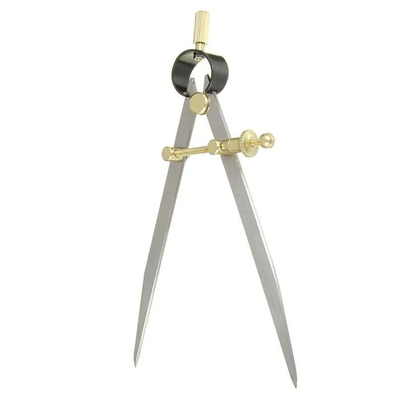4 "/ 6" DIY Wing Divider Leder Craft Rotating Scratch Leathercraft Möbelkompasse DIY Nähen handgefertigte Werkzeuge
