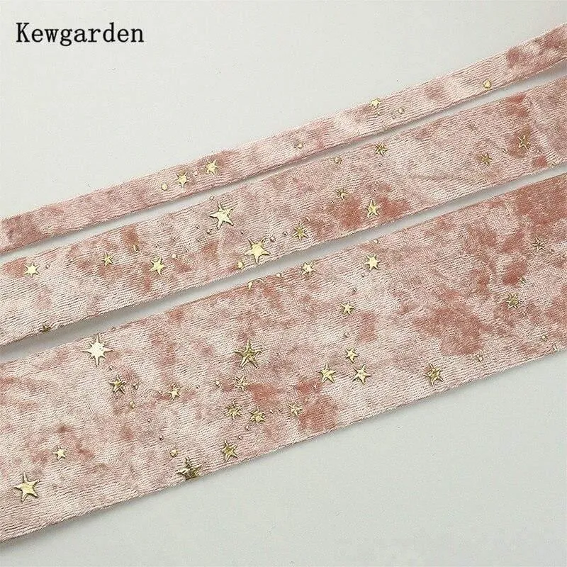 1" 25mm 3/8" 10mm 5" 5cm Bronzing Start Layering Stoff Stoffband DIY Schleife Nähzubehör Handgefertigtes Klebeband 5 Meter