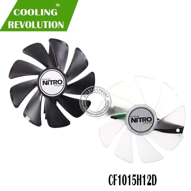 95 mm CF1015H12D DC12V-Kühlerlüfter für Saphir ersetzen NITRO RX480 8G RX 470 4G GDDR5 RX570 4G / 8G D5 RX580 8G OC
