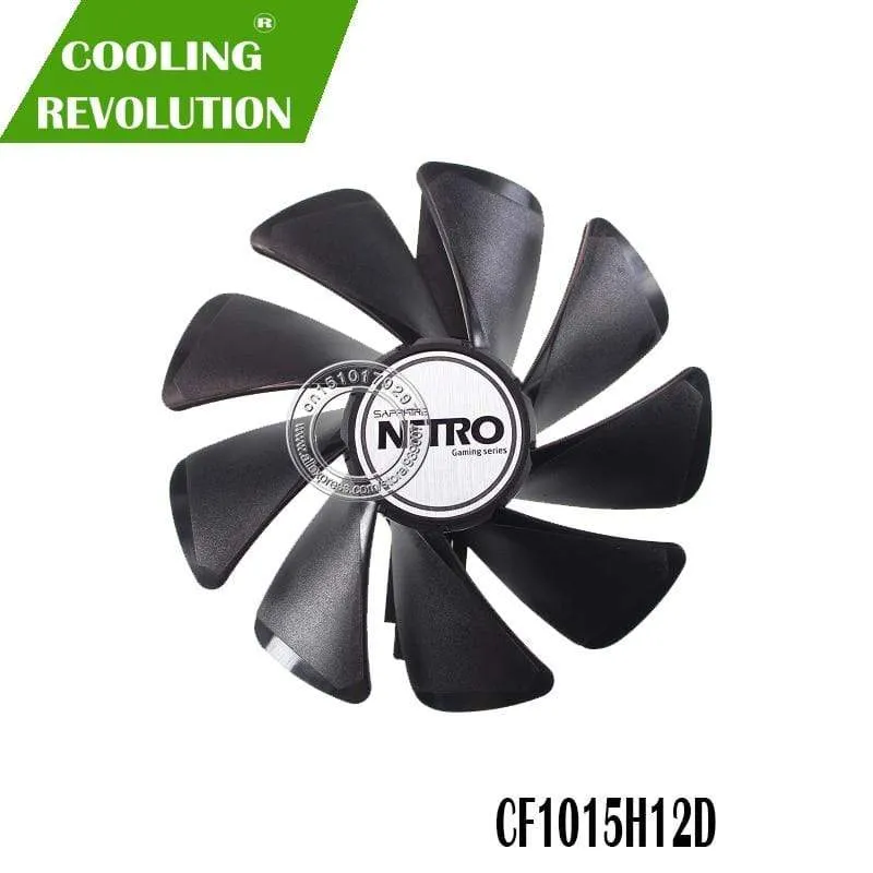 95 mm CF1015H12D DC12V-Kühlerlüfter für Saphir ersetzen NITRO RX480 8G RX 470 4G GDDR5 RX570 4G / 8G D5 RX580 8G OC