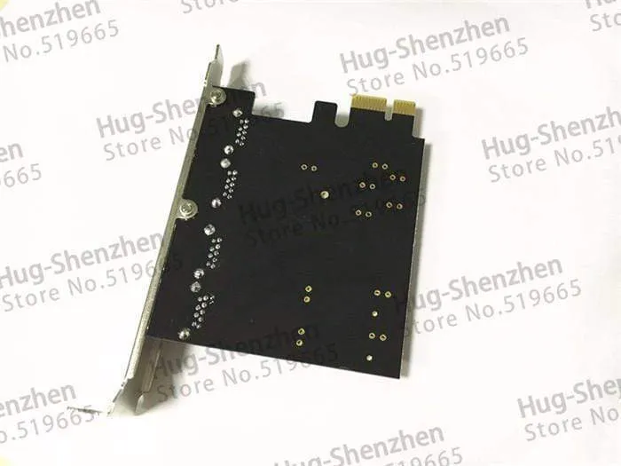 Kabelloser High-Speed-4-Port-USB-3.0-PCIE-PCI-Express-Steuerkartenadapter mit Frontplatte für MAC PRO 3.1–5.1/OSX 10.8–10.14.5