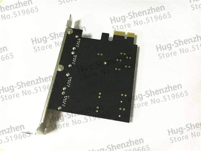 Kabelloser High-Speed-4-Port-USB-3.0-PCIE-PCI-Express-Steuerkartenadapter mit Frontplatte für MAC PRO 3.1–5.1/OSX 10.8–10.14.5
