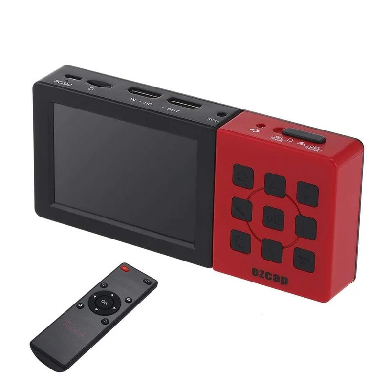 Ezcap 273 HD 1080P Videoaufnahme 3.5-Zoll-TFT Eingebauter Akku und Lautsprecher 1080P 60fps Full-HD-Aufnahme