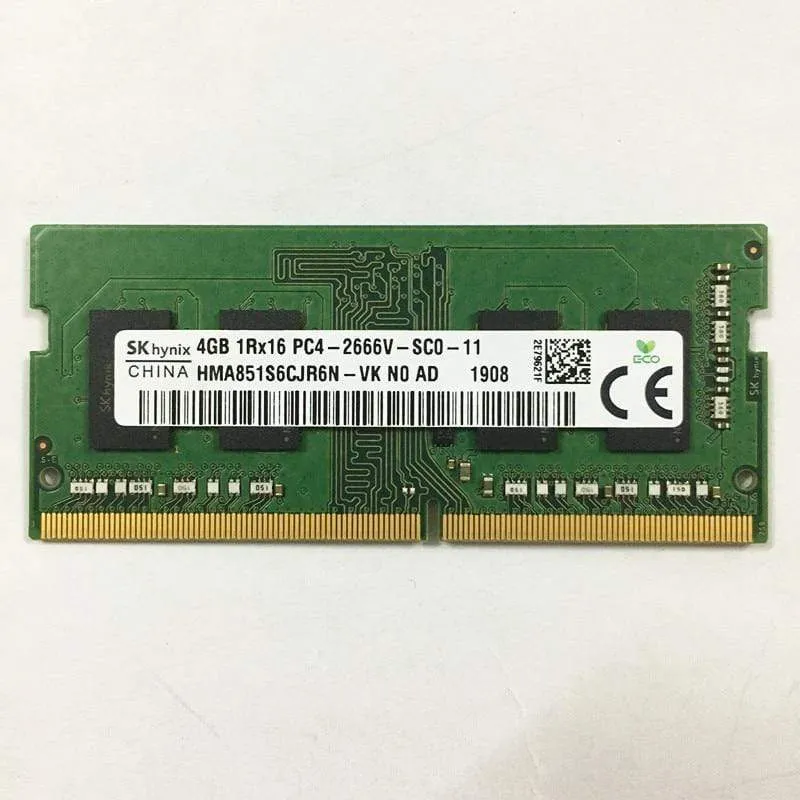 SK hynix RAMS DDR4 4 GB 2666 MHz 4 GB 1Rx16 PC4-2666V-SC0-11 DDR4 4 GB Laptop-Speicher