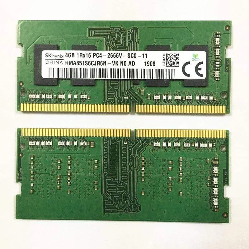 SK hynix RAMS DDR4 4 GB 2666 MHz 4 GB 1Rx16 PC4-2666V-SC0-11 DDR4 4 GB Laptop-Speicher