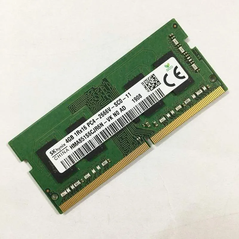 SK hynix RAMS DDR4 4 GB 2666 MHz 4 GB 1Rx16 PC4-2666V-SC0-11 DDR4 4 GB Laptop-Speicher