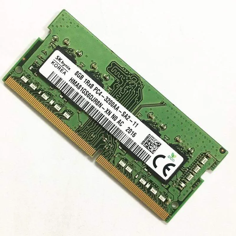Sk hynix DDR4 RAM 8 GB 1Rx8 PC4-3200AA-SA2-11 ddr4 8 GB 3200 MHz Laptop-RAM 260 Pin DDR4 8 GB 3200 Notebook-Speicher