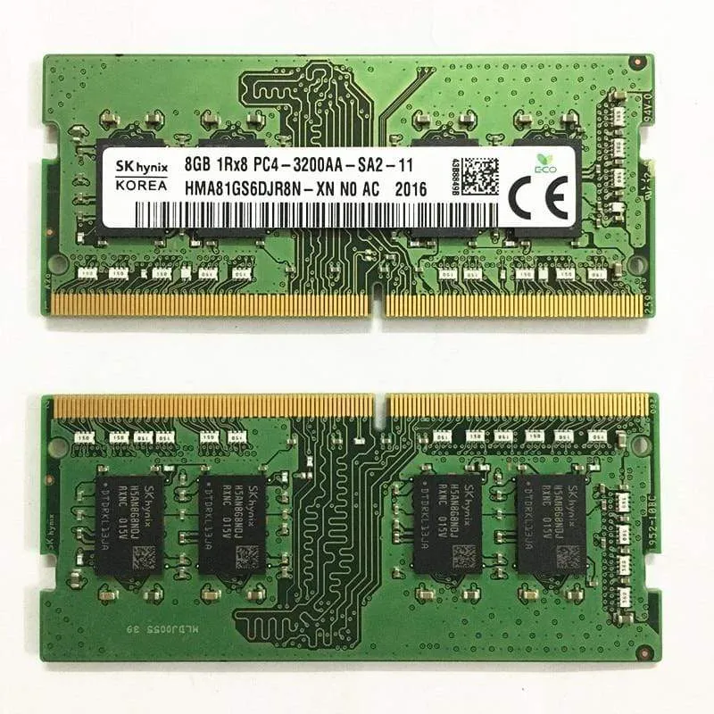 Sk hynix DDR4 RAM 8 GB 1Rx8 PC4-3200AA-SA2-11 ddr4 8 GB 3200 MHz Laptop-RAM 260 Pin DDR4 8 GB 3200 Notebook-Speicher
