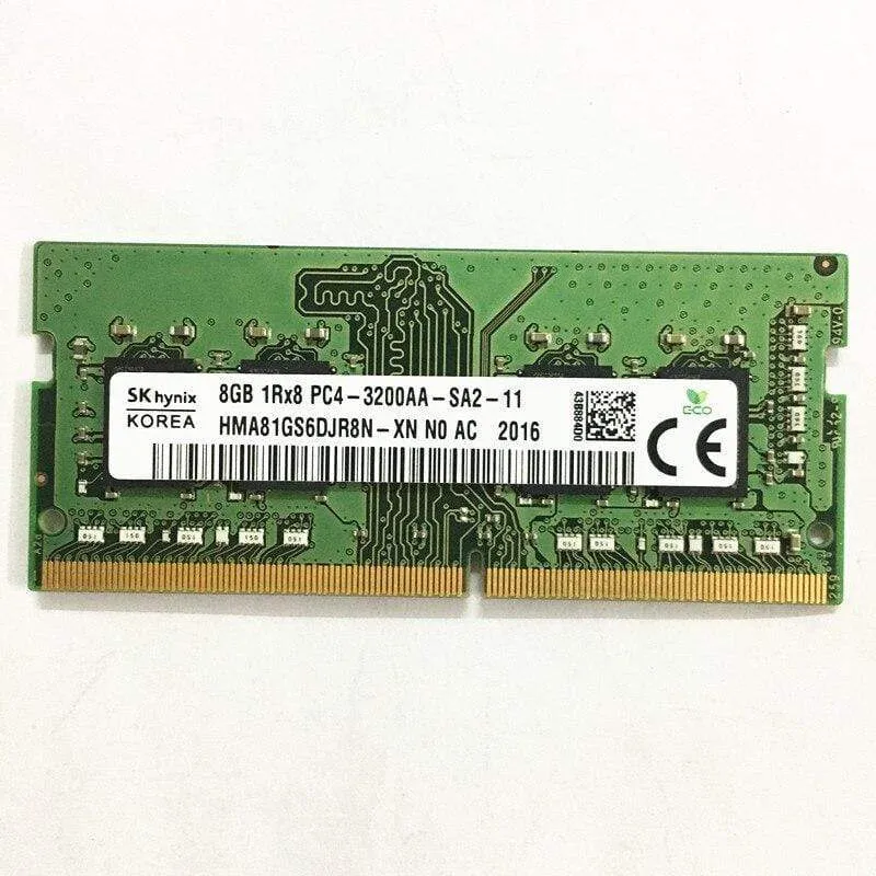 Sk hynix DDR4 RAM 8 GB 1Rx8 PC4-3200AA-SA2-11 ddr4 8 GB 3200 MHz Laptop-RAM 260 Pin DDR4 8 GB 3200 Notebook-Speicher