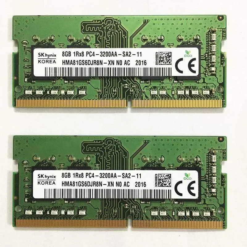 Sk hynix DDR4 RAM 8 GB 1Rx8 PC4-3200AA-SA2-11 ddr4 8 GB 3200 MHz Laptop-RAM 260 Pin DDR4 8 GB 3200 Notebook-Speicher