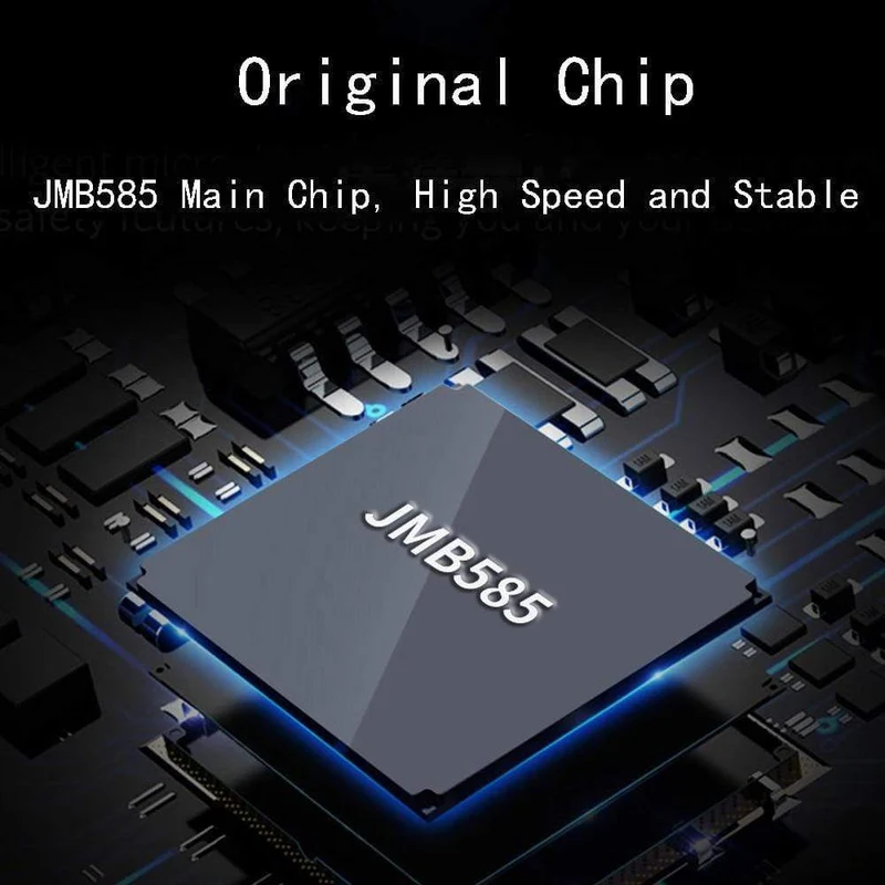 JMB585 Chip 5 Port SATA 3.0 zu PCIe Erweiterungskarte 4X Gen 3 PCI Express SATA Adapter SATA 3 Konverter mit Kühlkörper für HDD SSD