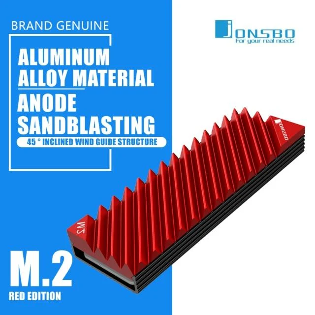 M.2 SSD NVMe Kühlkörper M2 2280 Solid State Festplatte Aluminium Kühlkörper mit Thermal Pad Desktop PC Thermal Dichtung