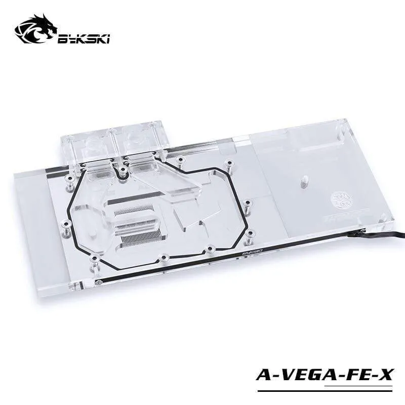 Verwendung des Wasserblocks für AMD / MSI / GIGABYTE / SAPPHIRE / XFX Radeon RX Vega 56/64 Refrence Edition / Grafikkartenblock mit vollständiger Abdeckung