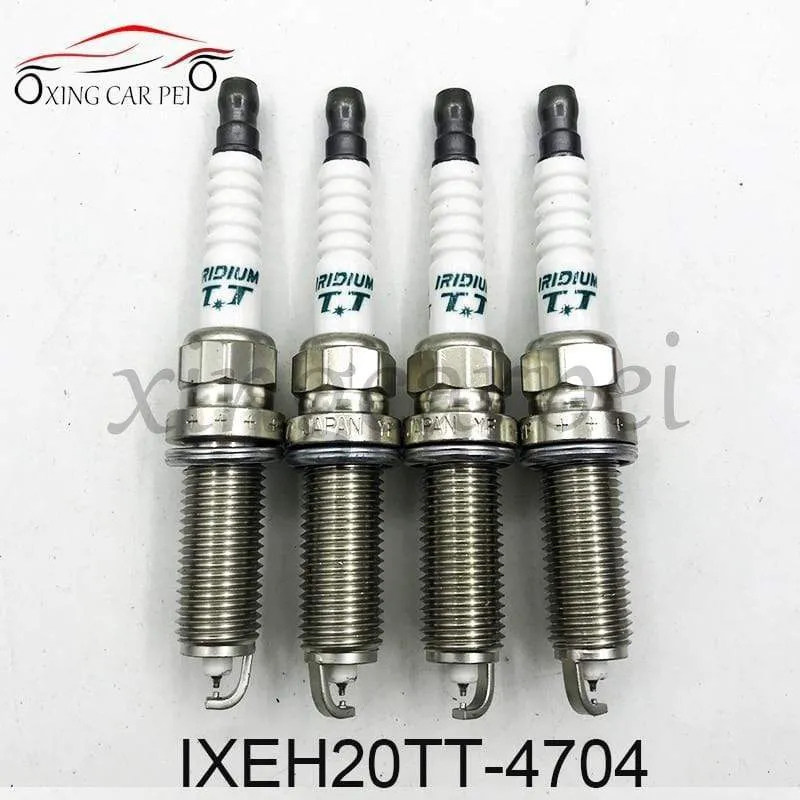 4 stücke Dual Iridium TT Zündkerze IK20TT 4702 IK16TT 4701 IKH16TT 4703 IKH20TT 4704 IXEH20TT IXEH22TT 4712 für Honda Nissan Toyot