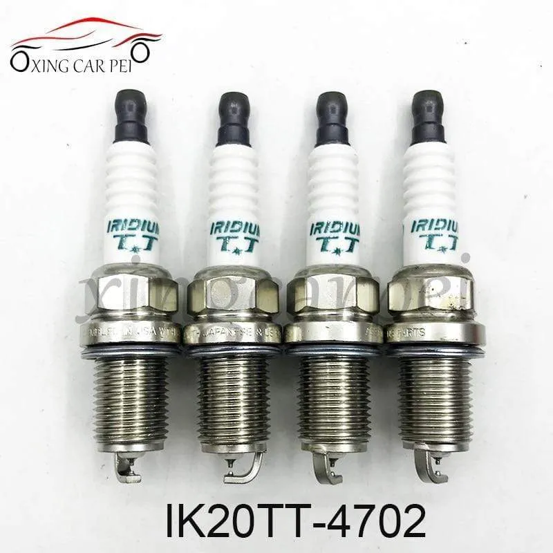 4 stücke Dual Iridium TT Zündkerze IK20TT 4702 IK16TT 4701 IKH16TT 4703 IKH20TT 4704 IXEH20TT IXEH22TT 4712 für Honda Nissan Toyot