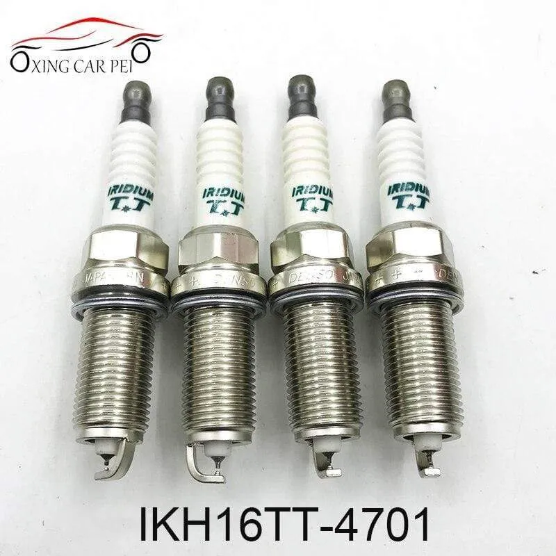 4 stücke Dual Iridium TT Zündkerze IK20TT 4702 IK16TT 4701 IKH16TT 4703 IKH20TT 4704 IXEH20TT IXEH22TT 4712 für Honda Nissan Toyot