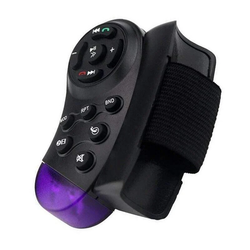 Neue 1pc Universal Auto Lenkrad Fernbedienung Schalter Fahrzeug Bluetooth MP3 DVD Stereo Taste