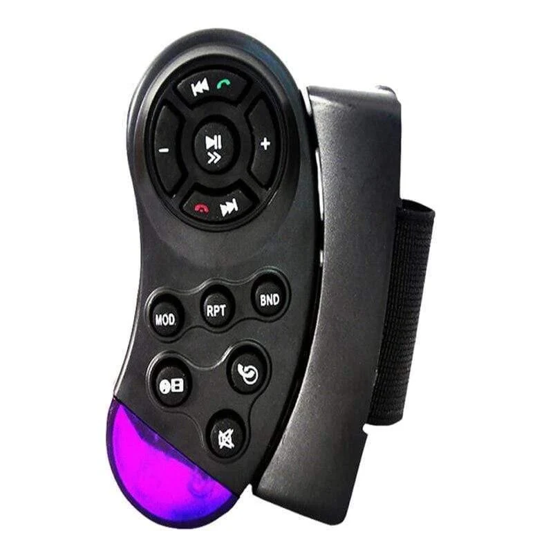 Neue 1pc Universal Auto Lenkrad Fernbedienung Schalter Fahrzeug Bluetooth MP3 DVD Stereo Taste