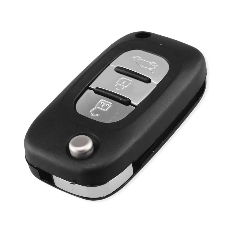 2/3 Tasten Filp Auto-Fernschlüsseletui für Renault Fluence Clio Megane Kangoo Modus Autoschlüssel mit NE73/VA2-Klinge