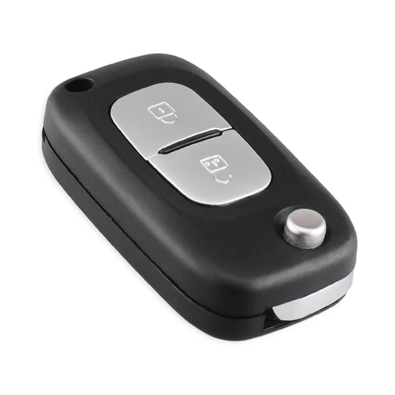 2/3 Tasten Filp Auto-Fernschlüsseletui für Renault Fluence Clio Megane Kangoo Modus Autoschlüssel mit NE73/VA2-Klinge