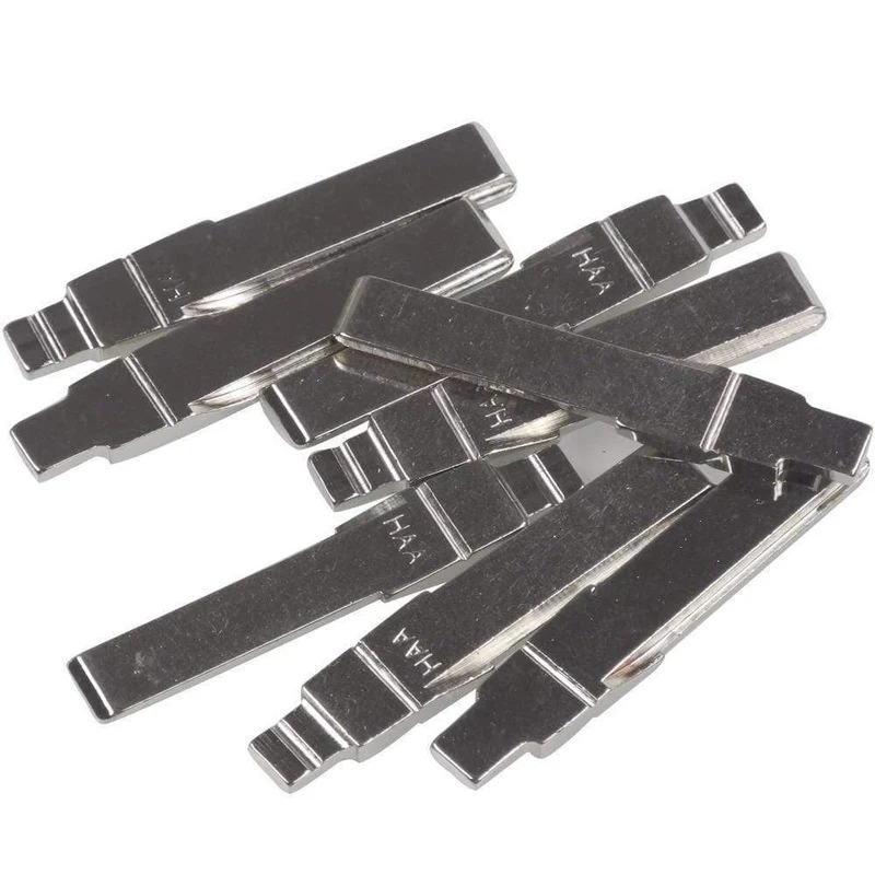 # 31 HAA HU66 Klinge Remote Folding Flid Blank Key Ungeschnittene Klinge für Vw Passat Bora Skoda Seattle für Audi A6 Autoschlüssel