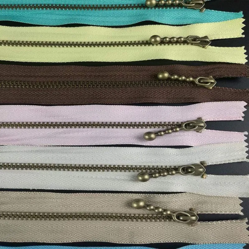 10 Stück Metall Nylon Spiralreißverschlüsse DIY Schneider Nähwerkzeuge Kleidungsstück Zubehör Cremalleras Costura 15cm / 20cm Bekleidung Nähreißverschlüsse