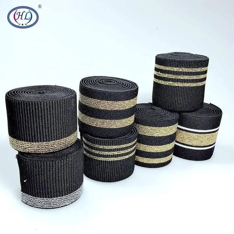 40MM / 50MM 1 Meter Heißprägen Nylon Gummibänder DIY Gurtband Bekleidungstaschen Leggings Nähen Zubehör