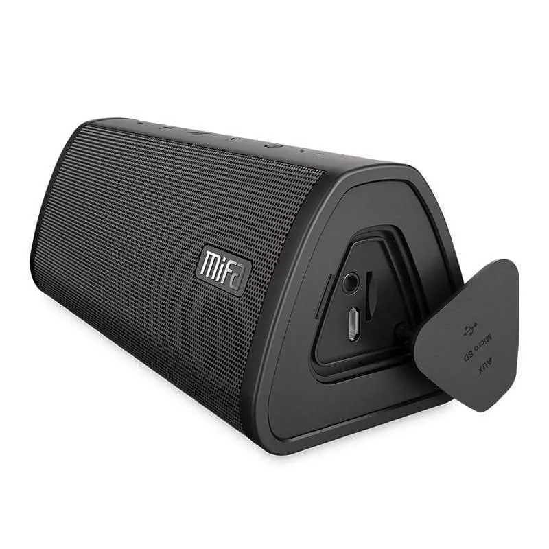 MIFA Red-Graffiti Bluetooth-Lautsprecher, integriertes Mikrofon, Stereo-Rock-Sound, 10 W, tragbarer kabelloser Lautsprecher für den Außenbereich, unterstützt TF-Karte