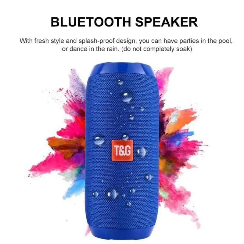 Bluetooth-Lautsprecher Tragbarer Outdoor-Sportlautsprecher Drahtloser Mini-Säulen-Musikplayer Unterstützung FM-Radio-Aux-Eingang