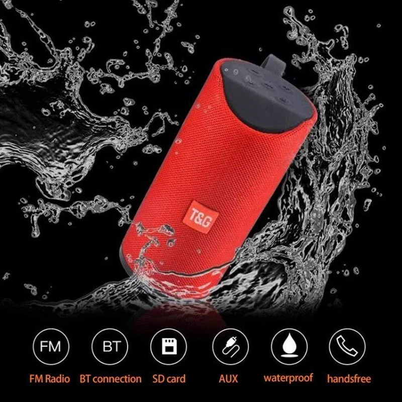 5.0 Bluetooth Lautsprecher Tragbare Outdoor Lautsprecher Drahtlose Mini Spalte 3D Stereo Musik Surround Unterstützung FM TFCard Bass Box