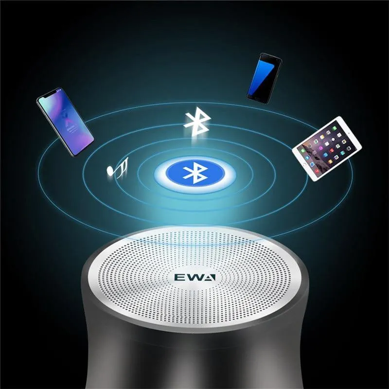 EWA A109Mini kabelloser Bluetooth-Lautsprecher, großer Sound und Bass für Telefon/Laptop/Pad, unterstützt MicroSD-Karte