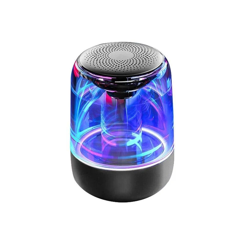 Drahtlose Bluetooth Lautsprecher LED Lichter Stereo Spalte Tragbare Lautsprecher TF Karte FM Für Telefone Lautsprecher HIFI