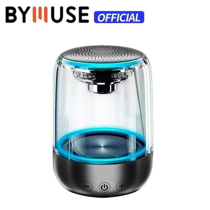 Drahtlose Bluetooth Lautsprecher LED Lichter Stereo Spalte Tragbare Lautsprecher TF Karte FM Für Telefone Lautsprecher HIFI