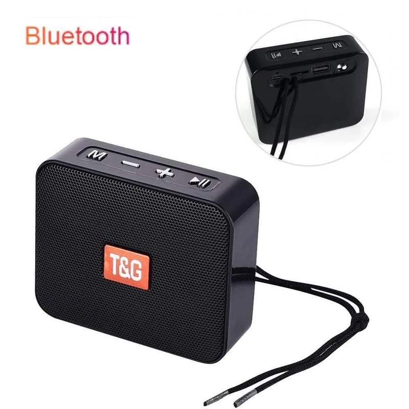 TG166 Bluetooth Tragbarer drahtloser Lautsprecher Hot Outdoor Square 2020 Neuer Subwoofer Mini-Lautsprecher Freisprecheinrichtung Unterstützung FM-Radio TF-Karte