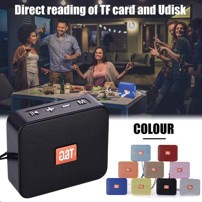 TG166 Bluetooth Tragbarer drahtloser Lautsprecher Hot Outdoor Square 2020 Neuer Subwoofer Mini-Lautsprecher Freisprecheinrichtung Unterstützung FM-Radio TF-Karte