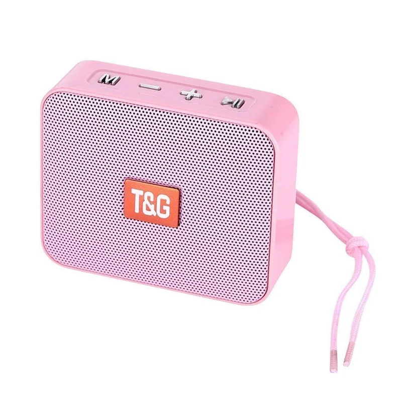 TG166 Bluetooth Tragbarer drahtloser Lautsprecher Hot Outdoor Square 2020 Neuer Subwoofer Mini-Lautsprecher Freisprecheinrichtung Unterstützung FM-Radio TF-Karte