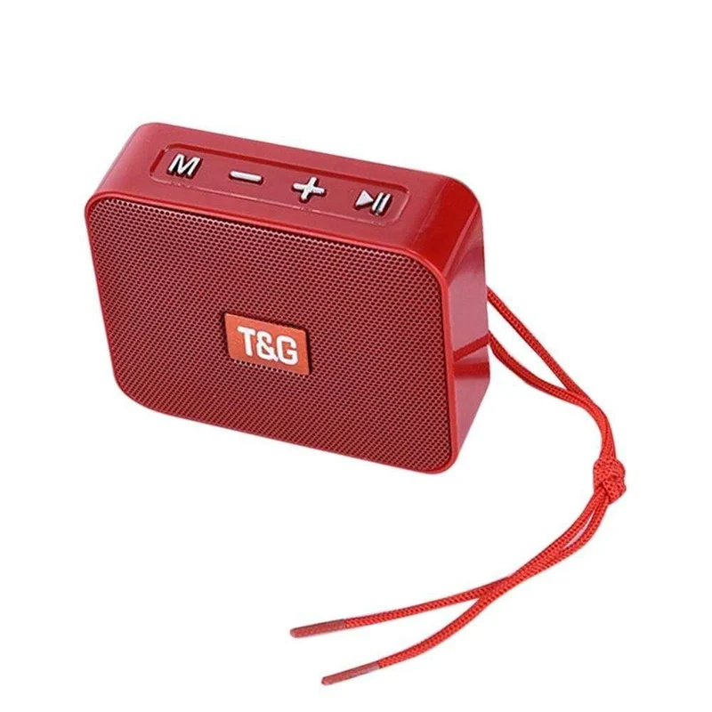 TG166 Bluetooth Tragbarer drahtloser Lautsprecher Hot Outdoor Square 2020 Neuer Subwoofer Mini-Lautsprecher Freisprecheinrichtung Unterstützung FM-Radio TF-Karte