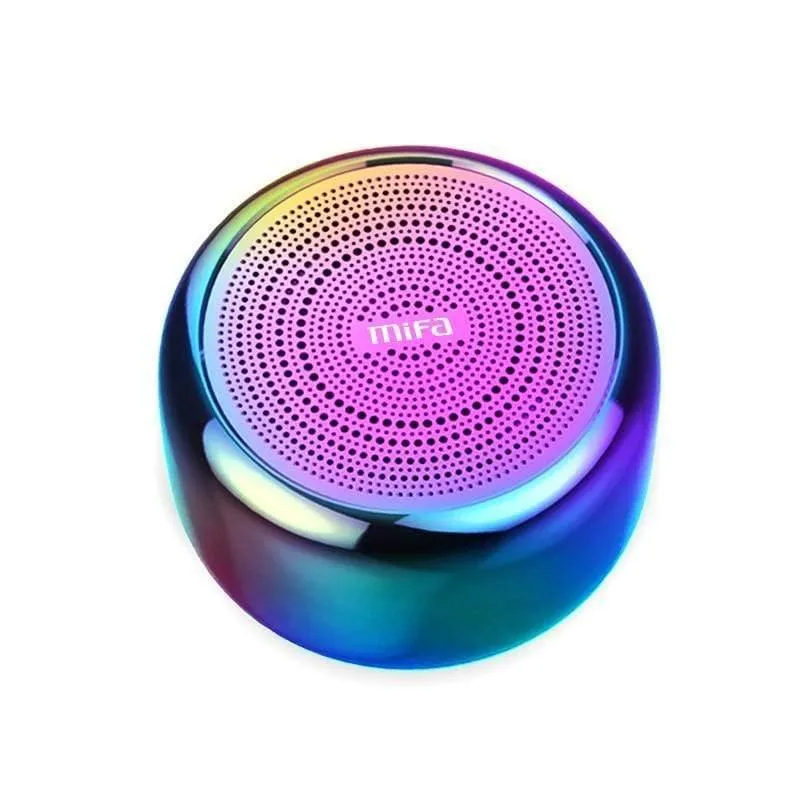 Tragbarer Bluetooth-Lautsprecher Mifa I8, eingebautes Mikrofon, Gehäuse aus Aluminiumlegierung, Mini-Lautsprecher, kabelloser Bluetooth 4.2 MP3-Musik-Player (mehrfarbig)